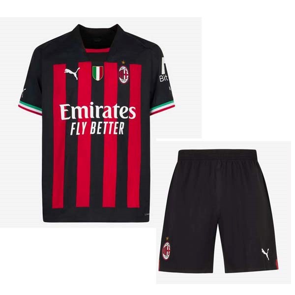 Camiseta AC Milan 1ª Niño 2022-2023